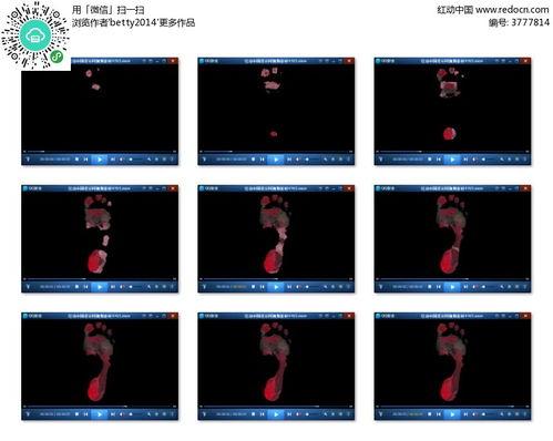 脚印视频素材,视频素材揭示的神秘足迹故事